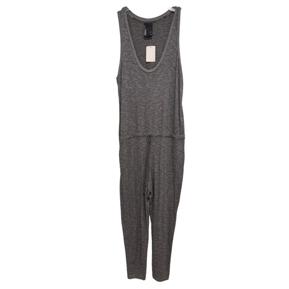 NWT Anthropologie Dolan T-Shirt Gray Boho Drawstring Jogger Jumpsuit. Medium. - Picture 2 of 7